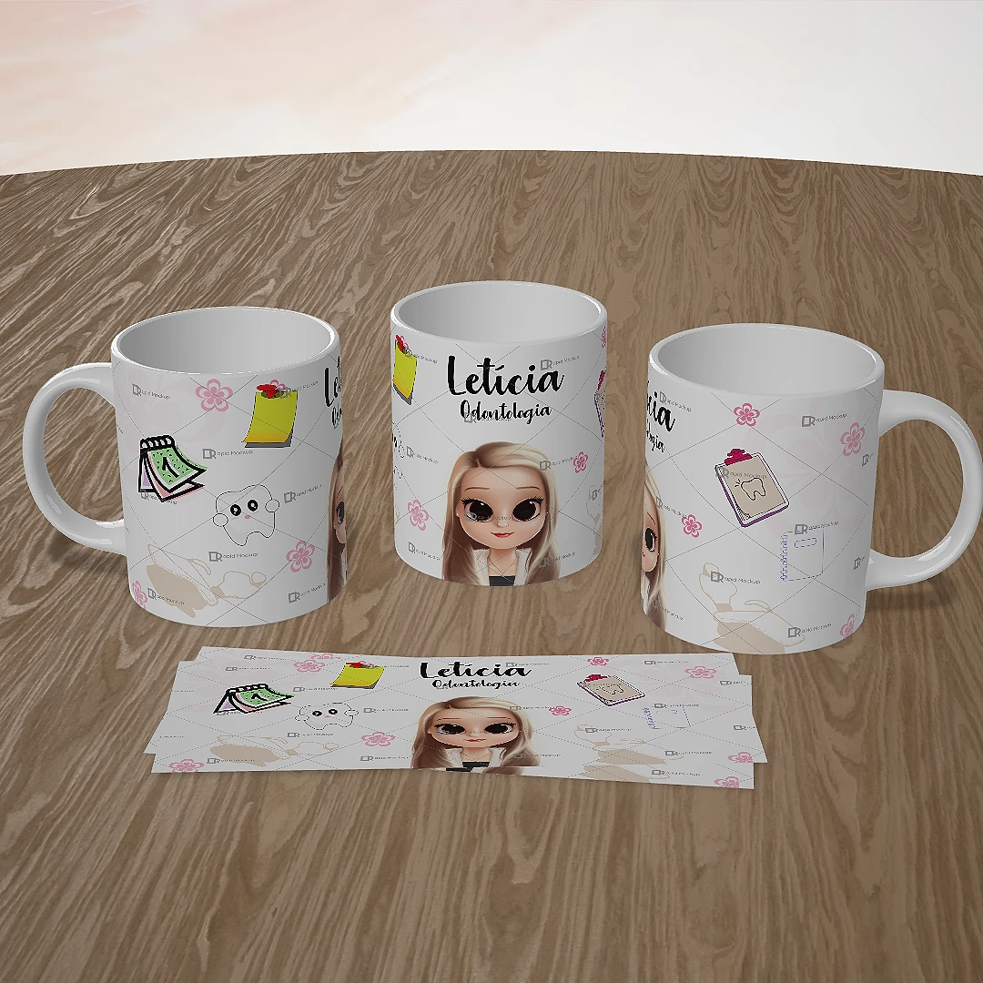 CANECA PROFISSÃO DENTISTA